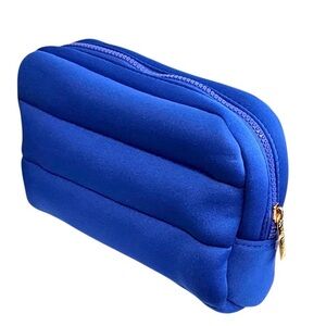 Sephora Blue Quilted Cosmetic Travel Bag